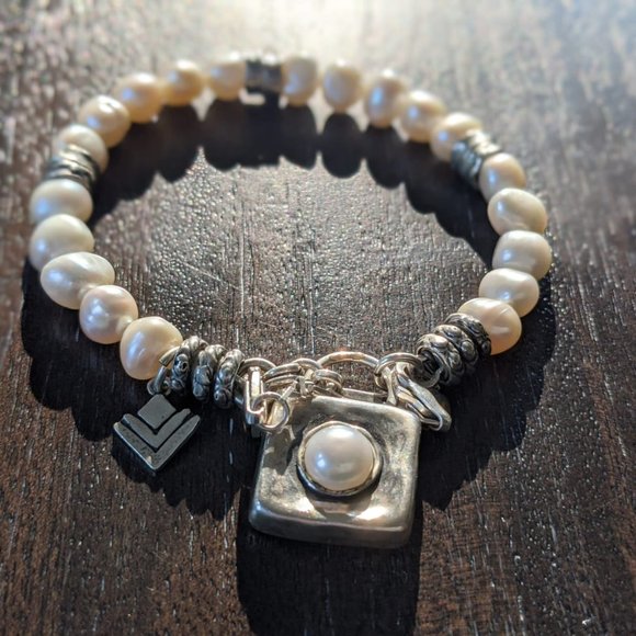 Silpada Sterling Silver Freshwater Pearl Bracelet - Picture 8 of 11